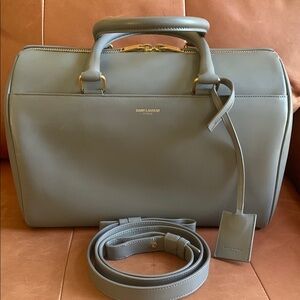 Saint Laurent Gray Leather Women's Bag